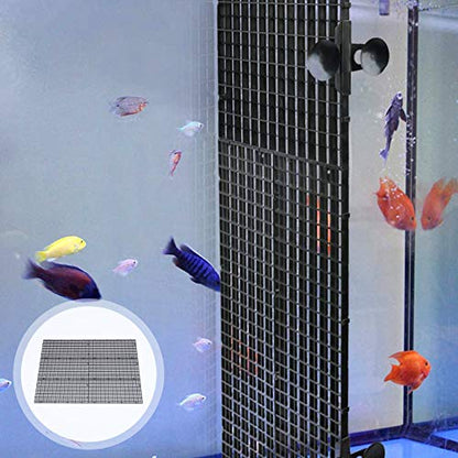 BESPORTBLE Fish Tank Divider Set Aquarium Supplies 16pcs Fish Tank Separator Food-Grade Plastic Random Color