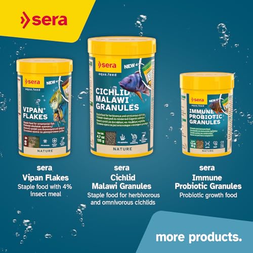 Sera O-Nip Stickies 24 Tabs 0.6 oz | Complete Feed for All Ornamental Fish | Adhesive Tablets Stick to The Aquarium Glass | High Protein | No Dyes & Preservatives | with Bloodworms, Krill & Tubifex - size: 0.6 Ounce (Pack of 1)