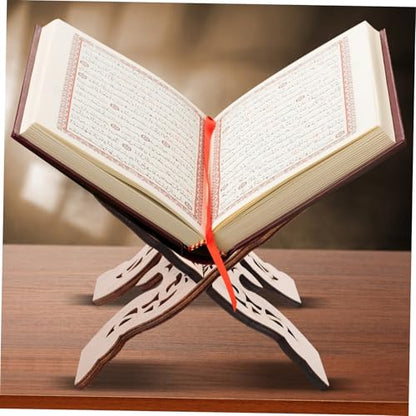 VILLCASE Wooden Reading Stand for Desk Multi-Functional Bible Book Holder Creative Design Space-Saving for Home Office Library Temple and Buddhist Hall Reading - color: Picture 1