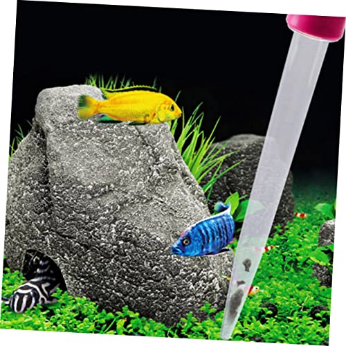 BESPORTBLE Fish Tank Suction Device 2pcs 30ml Manual Clean Pipette Aquarium Cleaning Tool Gravel Aquarium Water Clarifier - color: Pink