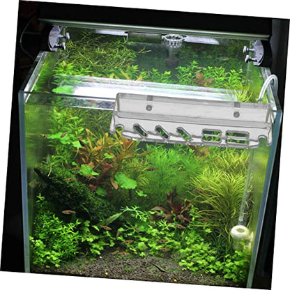 KESYOO Water Grass Tool Organizer Acrylic Cleaning Tool Holder Fish Tank Storage Rack