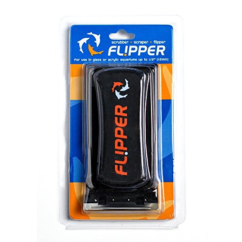 - Flipper Standard Aquarium Algae Magnet Cleaner (for Glass or Acrylic Tanks 1/4-1/2-Inch) … - size: Standard