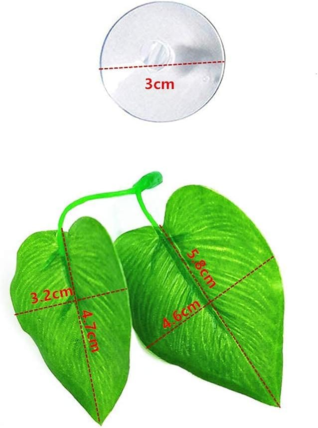 Betta Fish Leaf Hammock, Aquarium Decor for Resting Sleeping Hiding, Reusable Tank Accessories with Suction Cups