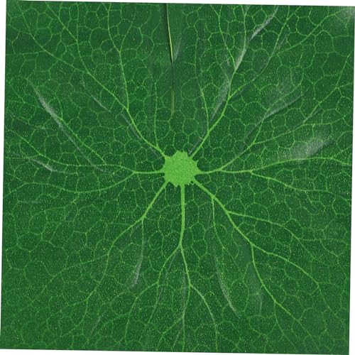 5pcs Simulation Lotus-Leaves Floating Decor Vivid Artificial Lily Pads for Aquarium Garden Decoration Material for Fish Shade Event Display