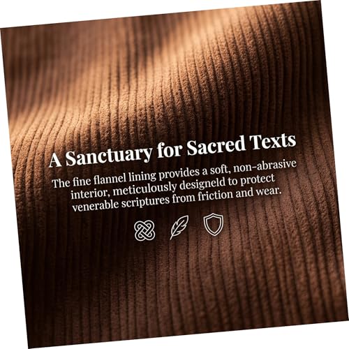 Homoyoyo 2pcs Tibetan Scripture Storage Bag Soft Cloth Material Bible Cover Pouch for Protecting Religious Books and Scriptures