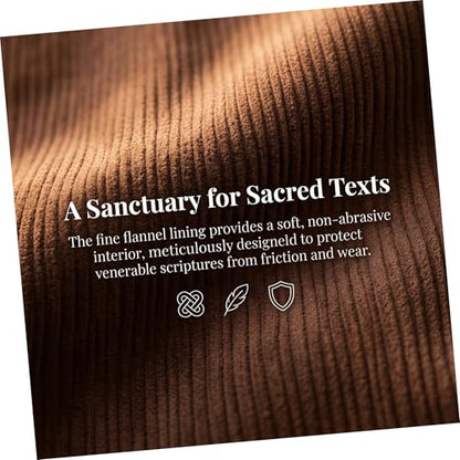 Homoyoyo 2pcs Tibetan Scripture Storage Bag Soft Cloth Material Bible Cover Pouch for Protecting Religious Books and Scriptures
