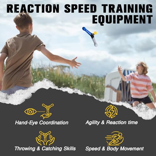 PodiuMax Hand-Eye Coordination Training, Agility & Reaction Trainer | Great for Football, Basketball, Baseball & Hockey Training, EVA for Safer Throwing & Catching, Improves Focus & Coordination