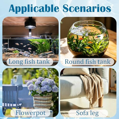 2 Pack Aquarium Leveling Mat for Under Tank 15''x 30''x 0.2'' | Fish Tank Pad Waterproof Shockproof Surface Texture Non-Slip Foam Without Adhesive Easy to Cut - size: 15''x 30''x 0.2''