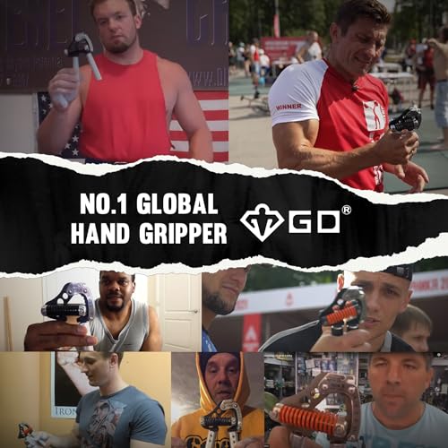 GD IRON GRIP Pinch Grip Set (Rock Climbing Grip Trainer) Grip Strength Trainer Adjustable Hand Grip Strengthener Hand Grip Exerciser Strengthener Wrist Strengtheners for Climbing Finger Training - color: EXT.P 80 (55~176lbs) Red, Silver