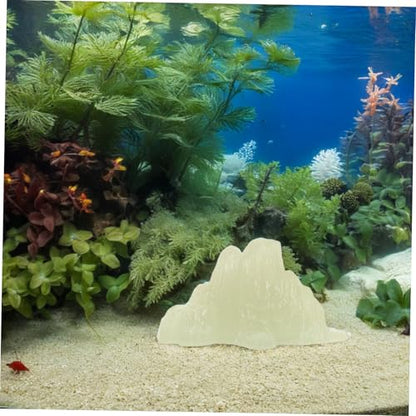 LIOOBO Fish Tank Decoration Stones Luminous Gravel Zen Garden Rocks Miniature Landscape Decor