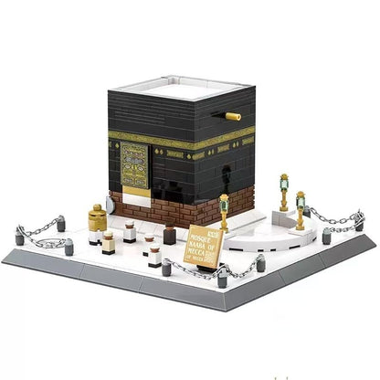 JOMIOD Kaaba in Mecca Building Blocks Set, 644pcs Authentic Islamic Architecture Model, Educational & Collectible DIY Bricks Toy for Adults & Kids, Ideal Ramadan/Eid Gift & Home Decor Display Piece