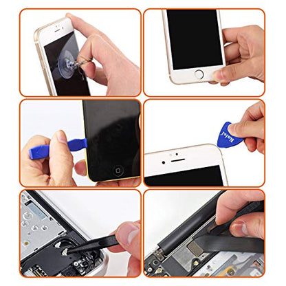 Kaisiking 11 PCS Screen Suction Cup Kit for LCD Screen Opening Repair|Black | Screen Replacement Tools for Cellphone,iPhone，iPad, iMac, MacBook, Tablet, Laptop, Etc. - color: Black