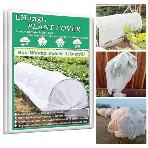 Plant Covers Freeze Protection with Ultra Fine Mesh Reusable Floating Row Cover for Plants Vegetables Flowers Fruits Frost Sun Protection 1.2oz/yd² (8x20ft) - size: 8x20ft