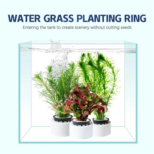 50Pcs Aquatic Plants Fixed Ring Fish Tank Fix Basket Aquarium Accessories Landscape Decoration Water Grass Cup