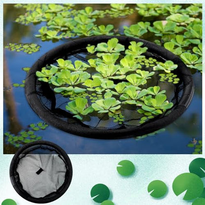 Diameter Fish Barrier Black Flora Round Floating Island Plant Protector for Your Home Pond Protects Fish