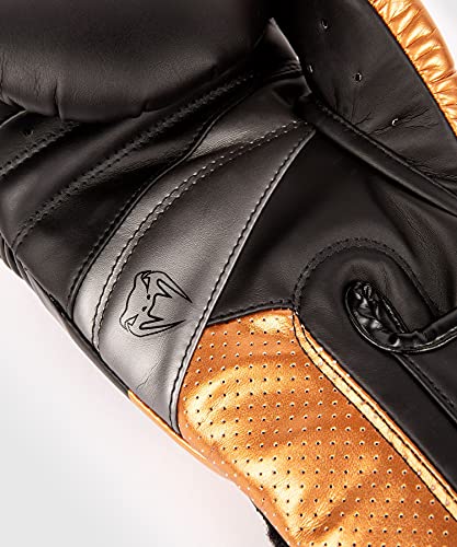 Venum Elite Evo Boxhandschuhe - color: Black/Bronze, size: 14 oz