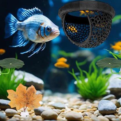 Betta Hammock, Betta Fish Tank Accessories, 6 Pcs Set Aquarium Floating Decor with Tunnel, Betta Fish Hammock and Resting Spots, Betta Floating Hide for Small Fish
