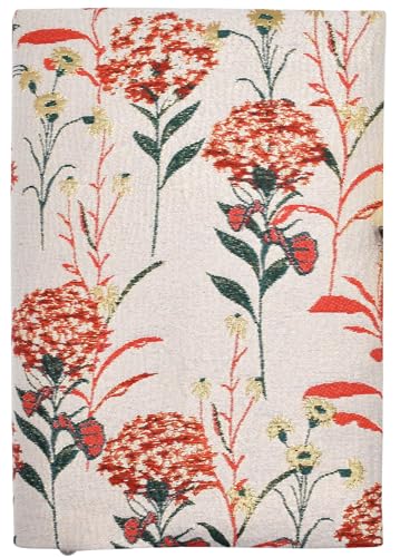 BLBMH 5.5x8.5 Fabric Bible Cover Non-Stretch | Built-in Bookmark | Handmade Washable Book Cover for Paperback Journal Privacy Reading Gift for Women - Dandelions Red - color: Dandelions Red, size: 8.5in