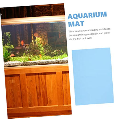 POPETPOP Aquarium Bottom Mat Thick Non Slip Fish Tank Pad for Shock Absorption Heat Insulation Aquarium Leveling Mat for Fish Tank Protection