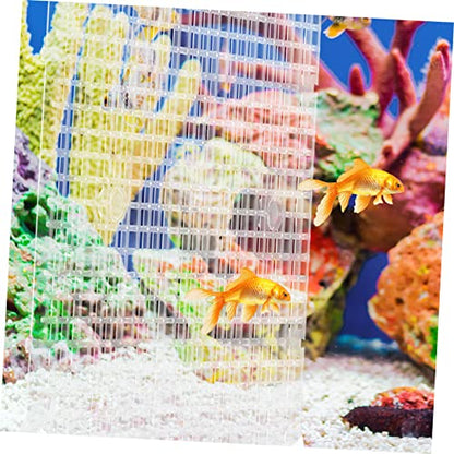 4pcs Aquarium Divider Grid for Fish Tank Isolation Board Cups Cuttable Mesh for Breeding and Separation of Fish Aquariums