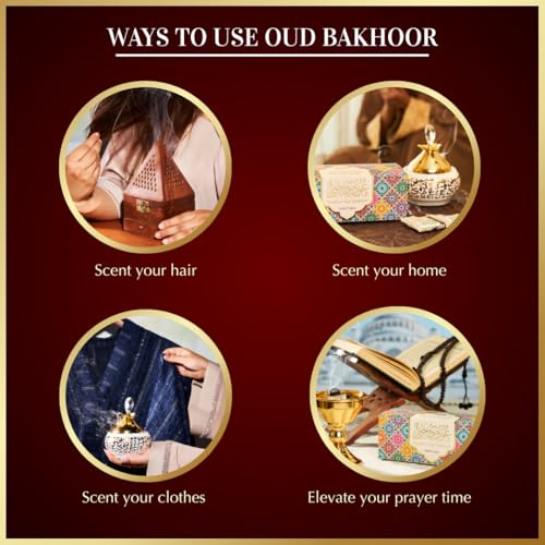 Oud Bakhoor Variety Box by Dukhni | Assorted Box | 30 Pieces Bakhoor | Gift Set & Refill Kit | Arabic Incense | Islamic Gifts, Eid & Ramadan Gift | Luxurious, Long Lasting