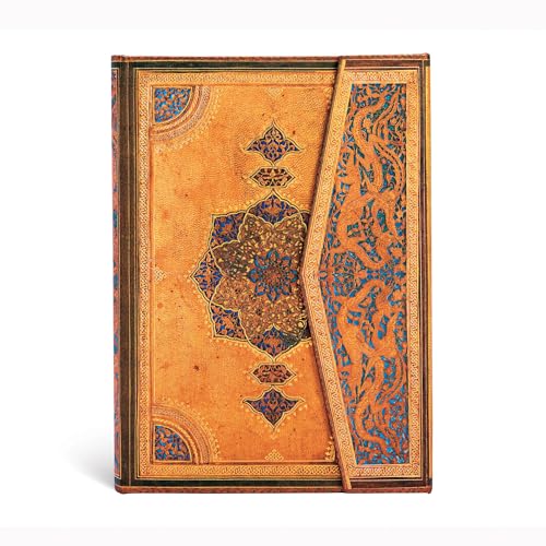 Safavid Midi Lined Hardcover Journal, 144pg, 120GSM by Paperblanks (Safavid Binding Art)
