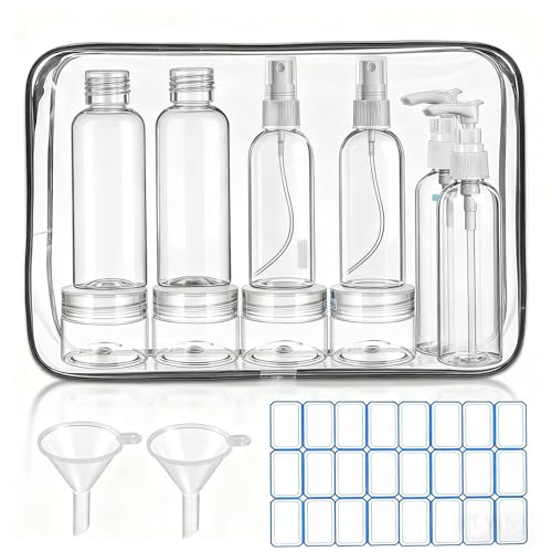 DTDNZKN 14 Pack Travel Bottles Set for Toiletries TSA Approved - size: 100ml