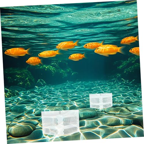 Abaodam Fish Tank Sand Guard Acrylic Aquarium Divider Isolation Box for Fish Tanks Easy Install