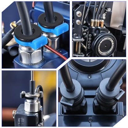 40 PCS Bowden Tube Coupler 1.75mm Bowden Tube Connector 3D Printer Clips Collet Clamp Clip Bowden-Collet 3D Printer Parts Accessories for 3D-Printers