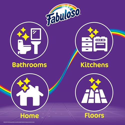 Fabuloso Compact Hand Scrub Brush, White and Purple, 6 Inch | Easy-grip rubber texture with firm bristles for kitchen, bathroom, tile, and baseboards - size: Hand-Held Scrub Brush