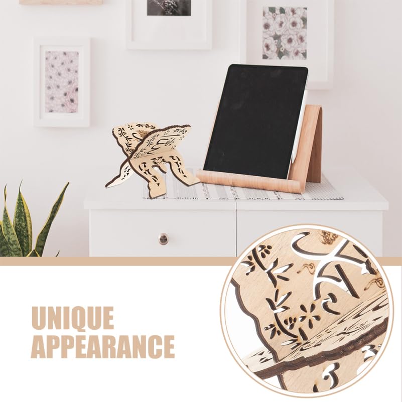 SEWACC Desktop Book Holder 2-Pack Book Stand for Reading Children S Reading Shelf Reading Rack for Desk Display Stand for Home Office Kitchen 5.90 X 4.72 X 0.19 in