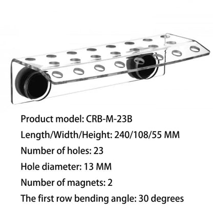 Marine Sources Fish Tank Aquarium Supplies Acrylic Magnetic Coral Frag Rack - for 15mm Glass Thickness (CRB-M-23B) - size: CRB-M-23B