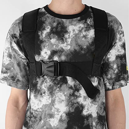 Shoulder Strap Pulling Sled Harness Vest for Speed and Agility Training - color: Black