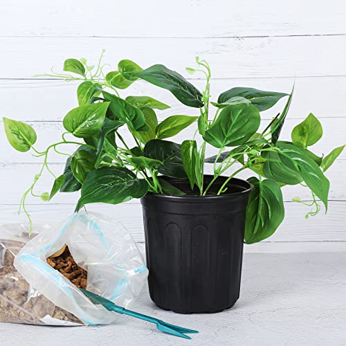 100-Pack 1 Gallon Flexible Plant Nursery Pots,Thickened Soft Plastic Seedling Pots,Seed Starting Pot Flower Plant Container for Succulents，Seedlings - size: 1Gallon, style: 100P