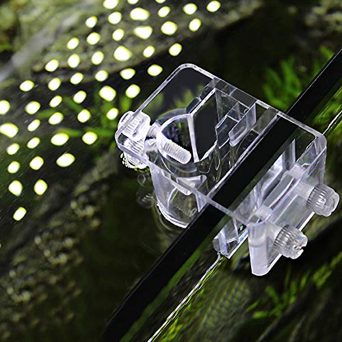 Aquarium Clip Holder | Top - Grade Acrylic Fish Tank Filtration Mount | Hose/Pipe/Tube Clip for 13-17mm Diameter | Safe & Sturdy Water Hose Fixing