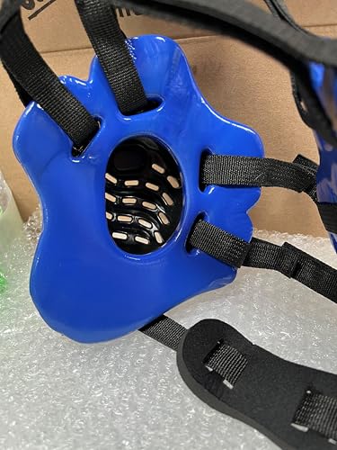 Wrestling Headgear - Ear Guard - Ultra Soft Ear and Head Guard - Adult and Youth - The ONE - color: Black/Blue/Black, size: Adult