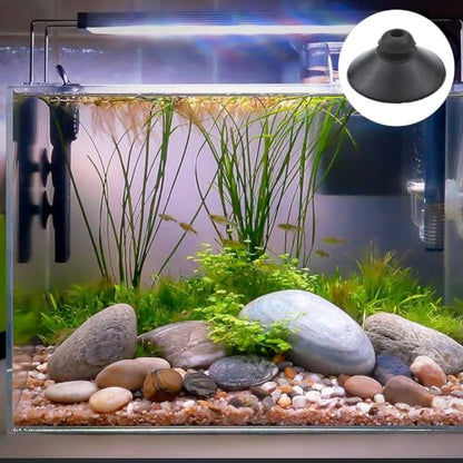 Aquarium Suction Cups Pack of 24 Black Rubber Fish Tank Pump & Airline Tubing Holders