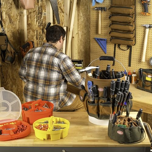 Bucket Boss The Bucketeer Bucket Tool Organizer in Brown, 10030 (Pack of 6) - size: (Pack of 6)