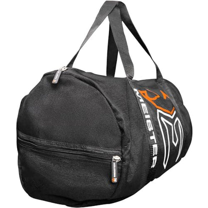 Meister Breathable Chain Mesh Duffel Gym Bag - color: Black, size: X-Large 28"x15"x15"