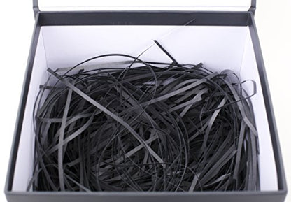 Hallmark Medium Gift Box with Lid and Shredded Paper Fill (Gray 7 inch Box) for Weddings, Graduations, Birthdays, Father's Day, Groomsmen Gifts, All Occasion (Pack of 12) - color: Coal, size: Pack of 12