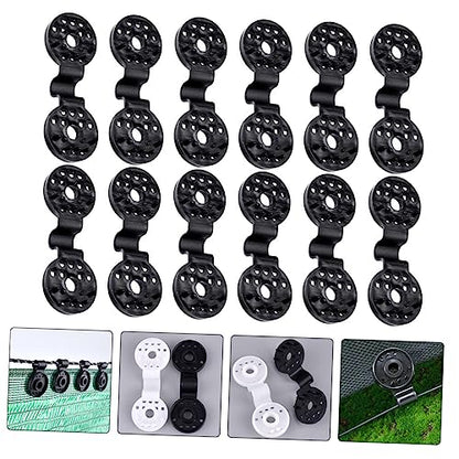 LIOOBO 50pcs Non- Sunshade Fabric Clamps Clips Fixing for Garden Greenhouse Outdoor Use Versatile Mesh Buckle Tools for Secure Shade