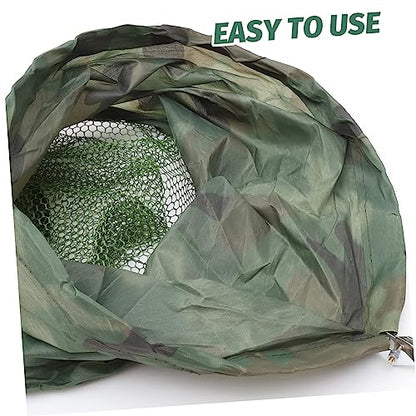 Yardwe Collapsible Fishing Net Lightweight Mesh Tuck Net for Fish Shrimp Use Fishing Tool for Lakes Rivers Sea - size: 200.00X33.00X33.00CM