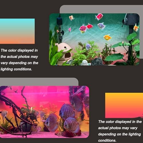 Aquarium Background Film, Removable Decorative Sticker for Fish Tank Walls, Waterproof Poster for Freshwater and Saltwater Tanks,200x50cm - size: 200x50cm