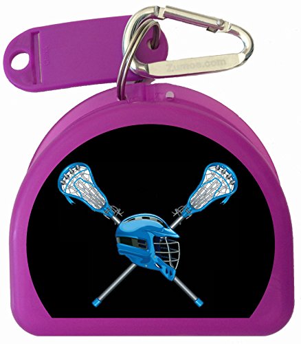 Lacrosse Mouthguard, Mouth Guard Case - Men's Lacrosse - color: Purple