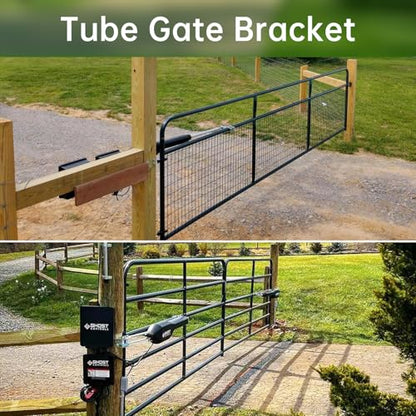 Universal Tube Bracket Kit for Automatic Gate Opener Systems | Fits 1.6" to 2" Tubes