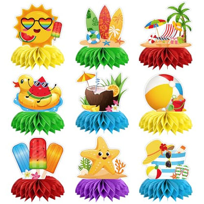 Party Decorations Honeycomb Centerpieces - color: Summers