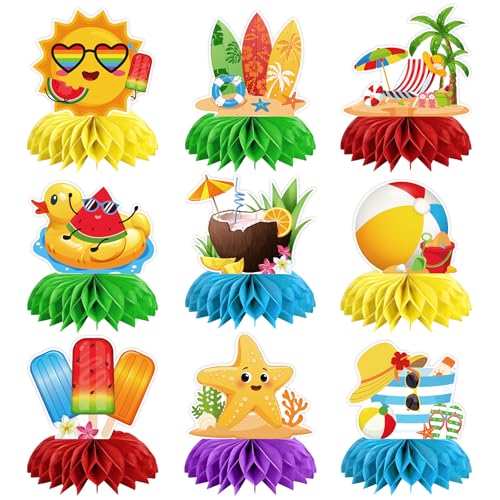 Party Decorations Honeycomb Centerpieces - color: Summers