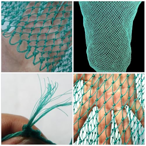 ABOOFAN Fishing Landing Net Replacement Mesh Outdoor Fishing Net Sturdy Thick Line 40cm Large Head for Freshwater and Saltwater Anglers