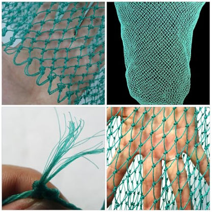 ABOOFAN Fishing Landing Net Replacement Mesh Outdoor Fishing Net Sturdy Thick Line 40cm Large Head for Freshwater and Saltwater Anglers