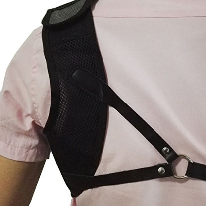 SHARROW Archery Chest Protector Guard Nylon Shooting Hunting Chest Guard 1 Piece for Left Side and Right Hand - size: for left chest